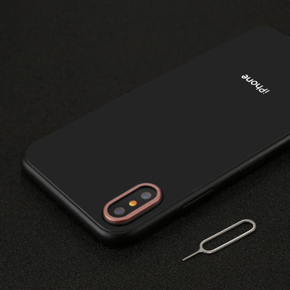 สำหรับ iPhone X กล้องด้านหลังฝาครอบเลนส์ป้องกันเลนส์พร้อมถาด Eject Tool เข็ม, CRT-003