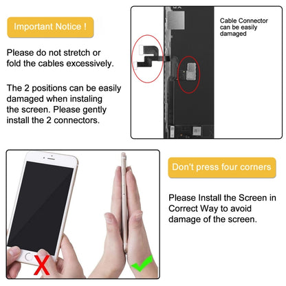 หน้าจอ LCD วัสดุ GX OLED และชุดประกอบ Digitizer สำหรับ iPhone X, For iPhone X
