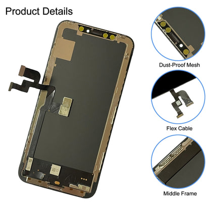 หน้าจอ LCD วัสดุ GX OLED และชุดประกอบ Digitizer สำหรับ iPhone X, For iPhone X