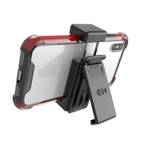 โทรศัพท์มือถือ Universal Dropproof ขาตั้งแบบปรับได้คลิปยึดสำหรับ iPhone X และ 8 Plus, Clip Bracket (Black)