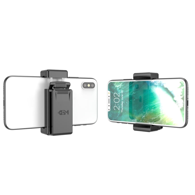 โทรศัพท์มือถือ Universal Dropproof ขาตั้งแบบปรับได้คลิปยึดสำหรับ iPhone X และ 8 Plus, Clip Bracket (Black)
