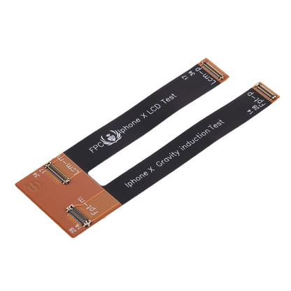 จอแสดงผล LCD ดั้งเดิมและการทดสอบการเหนี่ยวนำแรงโน้มถ่วงสายเคเบิล Flex สำหรับ iPhone X, For iPhone X Original