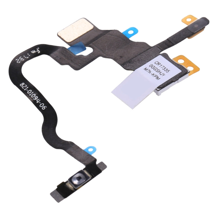 ปุ่มเปิดปิดและสายดิ้นไฟฉายสำหรับ iPhone X, For iPhone X (Flshlight)