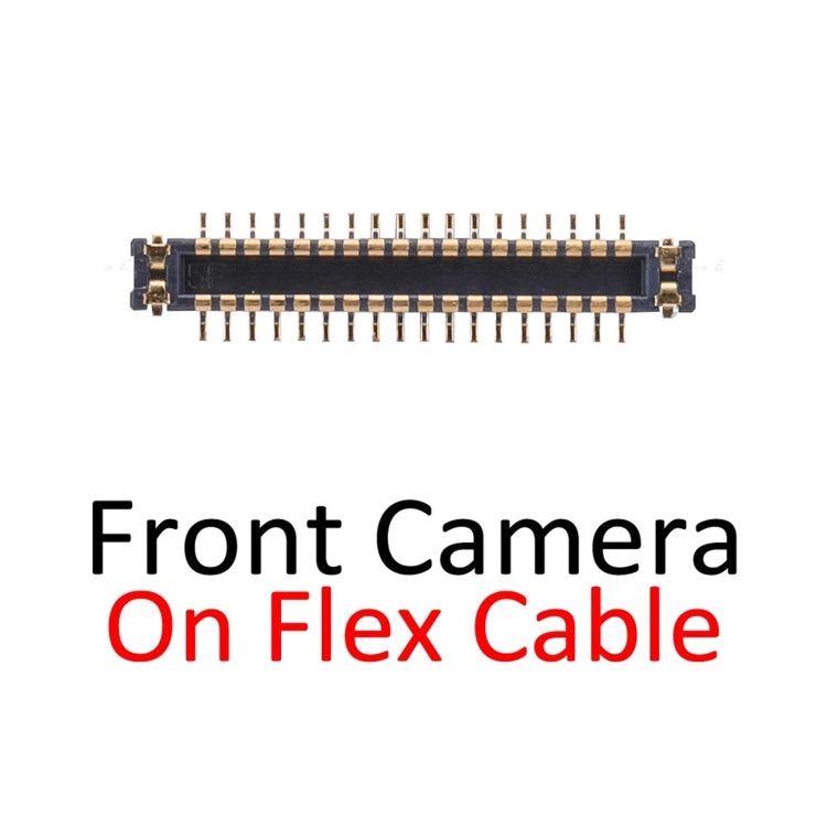 ขั้วต่อ FPC ของกล้องหน้าบนสายเคเบิลแบบยืดหยุ่นสำหรับ iPhone 6s Plus / 6s, For iPhone 6s Plus / 6s(On Flex Cable)