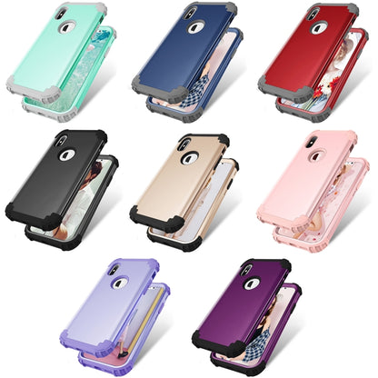 สำหรับ iPhone X / XS Diamond Series Electroplating PC + เคสซิลิโคน, For iPhone X