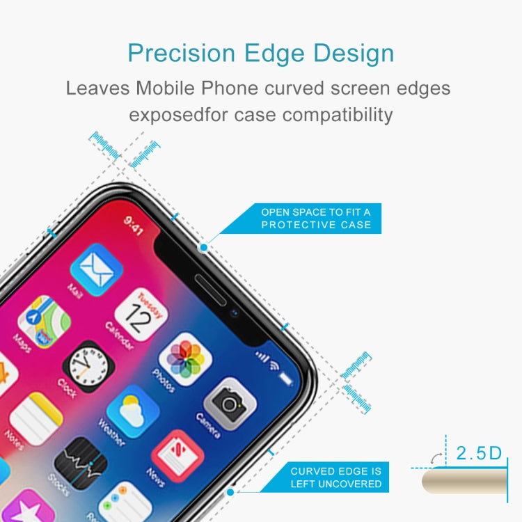 สำหรับ iPhone 11 Pro / XS / X 10 ชิ้น 0.3mm 2.5D 9H ฟิล์มกระจกนิรภัย, For iPhone 11 Pro / XS / X HD(10 PCS)