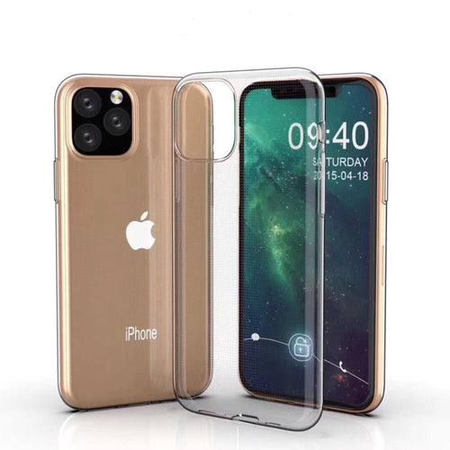 เคสป้องกัน TPU กันกระแทกบางเฉียบ 0.75 มม. สำหรับ iPhone 11 Pro, For iPhone 11 Pro