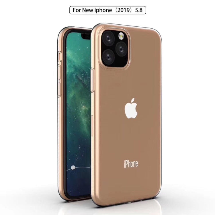 เคสป้องกัน TPU กันกระแทกบางเฉียบ 0.75 มม. สำหรับ iPhone 11 Pro, For iPhone 11 Pro