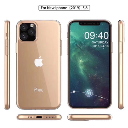 เคสป้องกัน TPU กันกระแทกบางเฉียบ 0.75 มม. สำหรับ iPhone 11 Pro, For iPhone 11 Pro