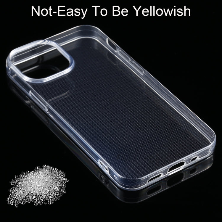 สำหรับ iPhone 13 0.75 มม. เคสป้องกัน TPU Soft แบบบางเฉียบโปร่งใส, For iPhone 13