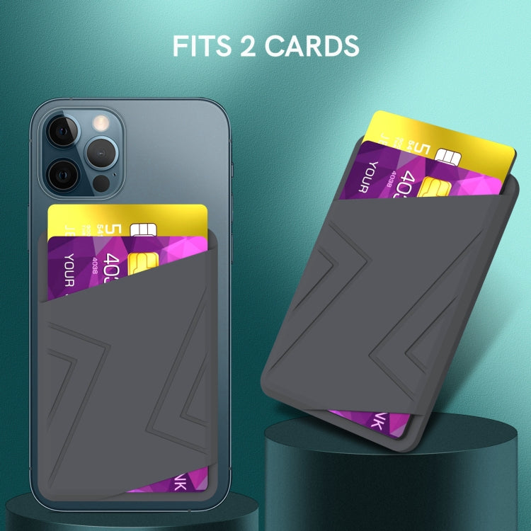 สำหรับ iPhone 13 Series / iPhone 12 Series กระเป๋าสตางค์ซิลิโคนกระเป๋าใส่บัตร Magsafing Card Holder