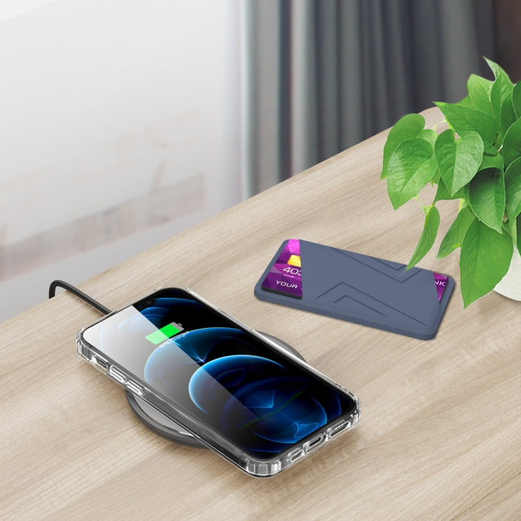 สำหรับ iPhone 13 Series / iPhone 12 Series กระเป๋าสตางค์ซิลิโคนกระเป๋าใส่บัตร Magsafing Card Holder