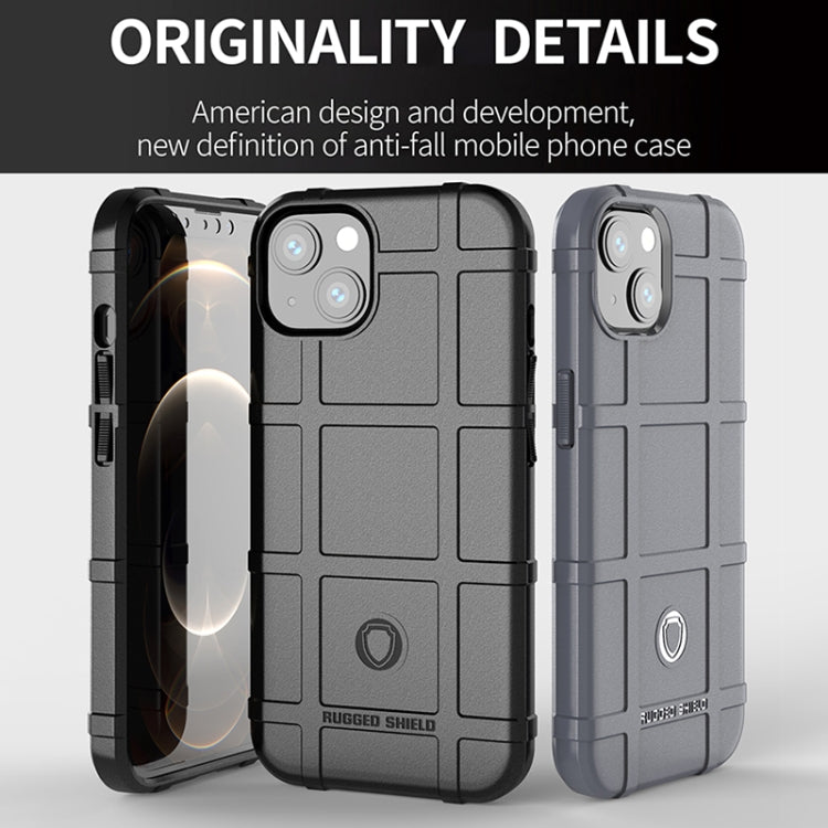 สำหรับ iPhone 13 Rugged Shield เคส TPU กันกระแทกแบบเต็มความคุ้มครอง, For iPhone 13