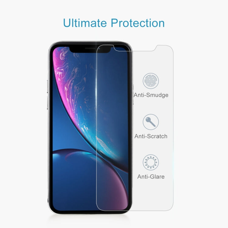 สำหรับ iPhone 11 / XR 50 ชิ้น 0.3mm 2.5D 9H ฟิล์มกระจกนิรภัย, For iPhone 11 / XR(50 PCS)