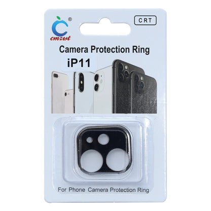 สำหรับ iPhone 11 อลูมิเนียมอัลลอยด์ตัวป้องกันเลนส์กล้อง, For iPhone 11 (Black), For iPhone 11, For iPhone 11 (Blue), For iPhone 11 (Red), For iPhone 11 (Rose Gold), For iPhone 11 (Silver)