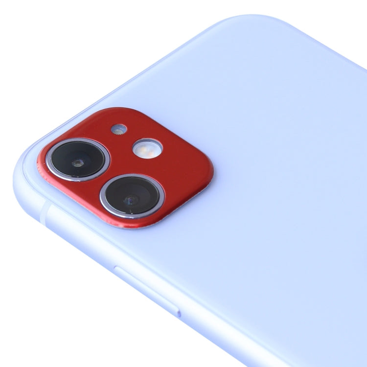สำหรับ iPhone 11 อลูมิเนียมอัลลอยด์ตัวป้องกันเลนส์กล้อง, For iPhone 11 (Black), For iPhone 11, For iPhone 11 (Blue), For iPhone 11 (Red), For iPhone 11 (Rose Gold), For iPhone 11 (Silver)