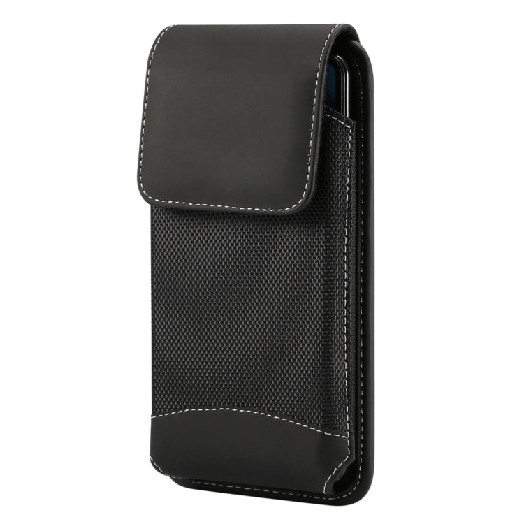เคสผ้า Oxford เอวแขวนอเนกประสงค์สำหรับโทรศัพท์มือถือขนาด 5.7-6.3 นิ้วพร้อมคาราบิเนอร์, 6.3 inch