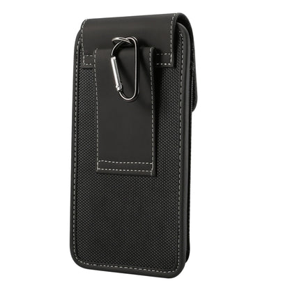เคสผ้า Oxford เอวแขวนอเนกประสงค์สำหรับโทรศัพท์มือถือขนาด 5.7-6.3 นิ้วพร้อมคาราบิเนอร์, 6.3 inch