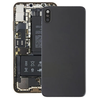 ฝาหลังแบตเตอรี่พร้อมกรอบกล้องด้านหลังและเลนส์และกาวสำหรับ iPhone XS Max, For iPhone XS Max with Adhesive