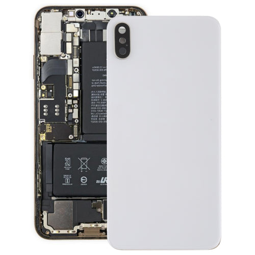 ฝาหลังแบตเตอรี่พร้อมกรอบกล้องด้านหลังและเลนส์และกาวสำหรับ iPhone XS Max, For iPhone XS Max with Adhesive