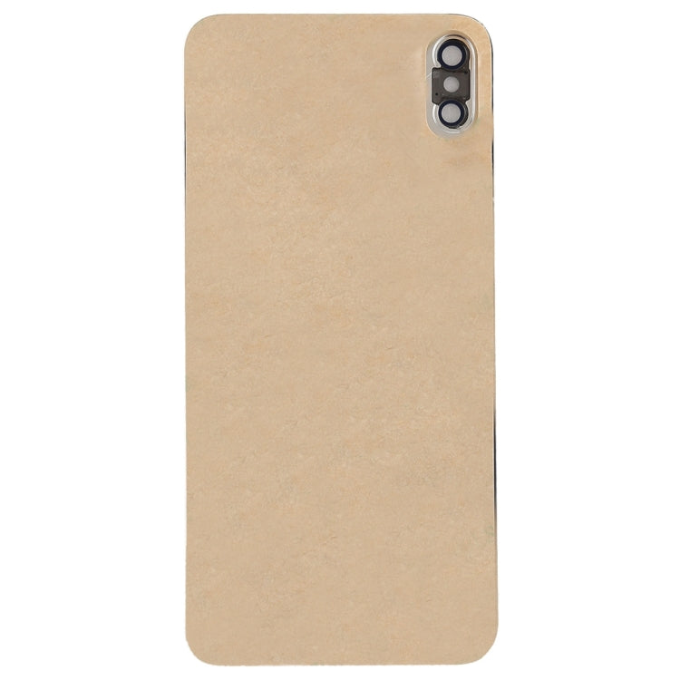 ฝาหลังแบตเตอรี่พร้อมกรอบกล้องด้านหลังและเลนส์และกาวสำหรับ iPhone XS Max, For iPhone XS Max with Adhesive