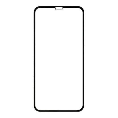 สำหรับ iPhone XS Max 9H 2.5D Ultrathin Silk-screen คาร์บอนไฟเบอร์แบบเต็มหน้าจอป้องกันฟิล์ม, For iPhone XS Max Black 2.5D