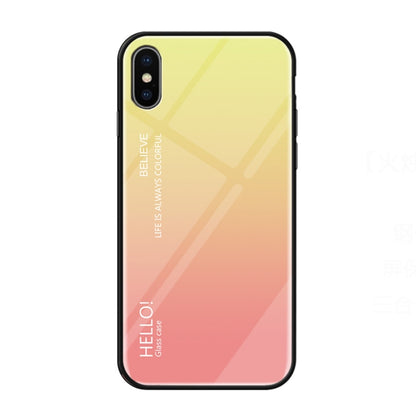สำหรับ iPhone XS Max เคสกระจกสีไล่โทนสี, iPhone XS Max