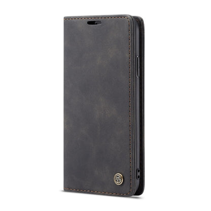 สำหรับ iPhone XS Max CaseMe-013 ซองหนังพลิกแนวนอนแบบมัลติฟังก์ชั่น Retro Frosted พร้อมช่องเสียบการ์ดและที่วางและกระเป๋าสตางค์, For iPhone XS Max