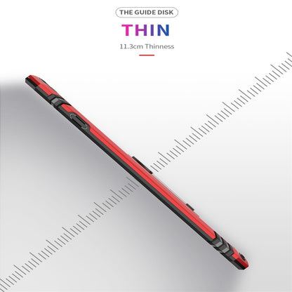 สำหรับ iPhone XS Max จ่าเกราะกันกระแทก TPU + เคสพีซีพร้อมที่วางหมุนได้ 360 องศา