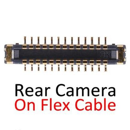 ตัวเชื่อมต่อ FPC ของกล้องด้านหลังด้านหลังบนสายเคเบิลแบบยืดหยุ่นสำหรับ iPhone XS Max, For iPhone XS Max