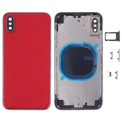 ฝาหลังพร้อมเลนส์กล้องและถาดซิมการ์ดและปุ่มด้านข้างสำหรับ iPhone XS Max, For iPhone XS Max, For iPhone XS Max (Camera Lens+Side Keys), For iPhone XS Max with Side keys, For iPhone XS Max with Camera Lens Frame