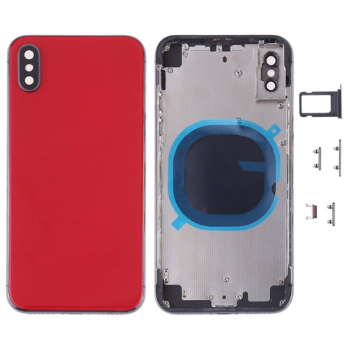 ฝาหลังพร้อมเลนส์กล้องและถาดซิมการ์ดและปุ่มด้านข้างสำหรับ iPhone XS Max, For iPhone XS Max, For iPhone XS Max (Camera Lens+Side Keys), For iPhone XS Max with Side keys, For iPhone XS Max with Camera Lens Frame