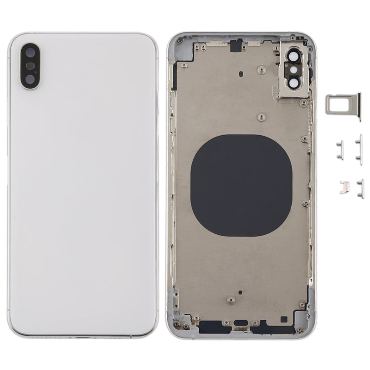 ฝาหลังพร้อมเลนส์กล้องและถาดซิมการ์ดและปุ่มด้านข้างสำหรับ iPhone XS Max, For iPhone XS Max, For iPhone XS Max (Camera Lens+Side Keys), For iPhone XS Max with Side keys, For iPhone XS Max with Camera Lens Frame