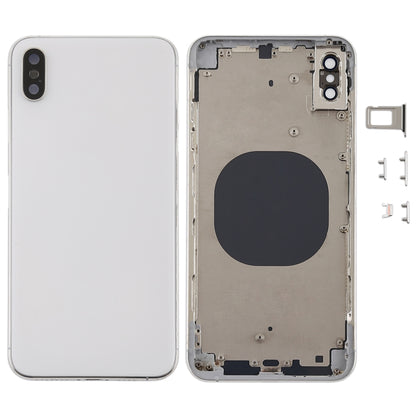 ฝาหลังพร้อมเลนส์กล้องและถาดซิมการ์ดและปุ่มด้านข้างสำหรับ iPhone XS Max, For iPhone XS Max, For iPhone XS Max (Camera Lens+Side Keys), For iPhone XS Max with Side keys, For iPhone XS Max with Camera Lens Frame