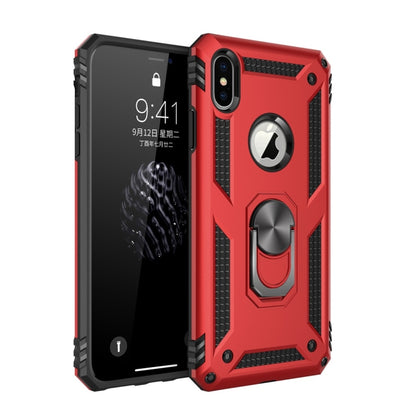 สำหรับ iPhone XS Max Armor เคสกันกระแทก TPU + PC พร้อมที่วางหมุนได้ 360 องศา, For iPhone XS Max