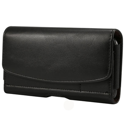 Lambskin วงยืดหยุ่นผู้ชาย 5.7-6.0 นิ้วโทรศัพท์มือถือสากลแขวนเอวซองหนังพร้อมช่องเสียบการ์ดสำหรับ iPhone XS Max / 8 Plus / 7 Plus / Honor 8X และโทรศัพท์มือถือ 5.7-6.0 นิ้วอื่น ๆ