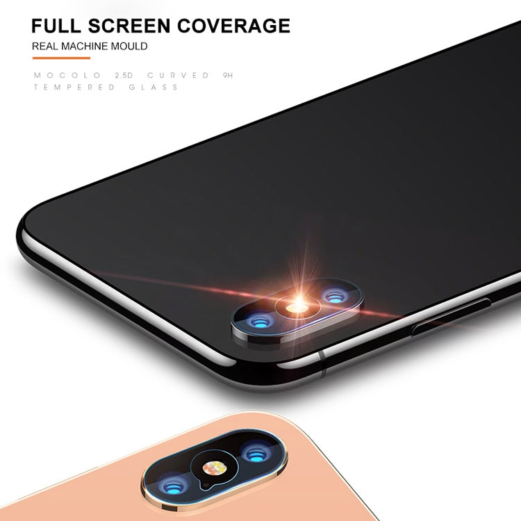 สำหรับ iPhone XS Max mocolo 0.15mm 9H 2.5D รอบขอบเลนส์กล้องด้านหลังฟิล์มกระจกนิรภัย, iPhone XS Max