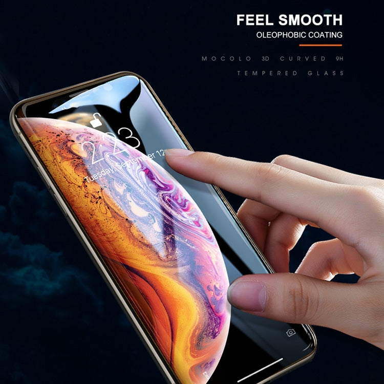 สำหรับ iPhone 11 Pro Max / XS Max mocolo 0.33mm 9H 3D รอบขอบฟิล์มกระจกนิรภัย, iPhone XS Max