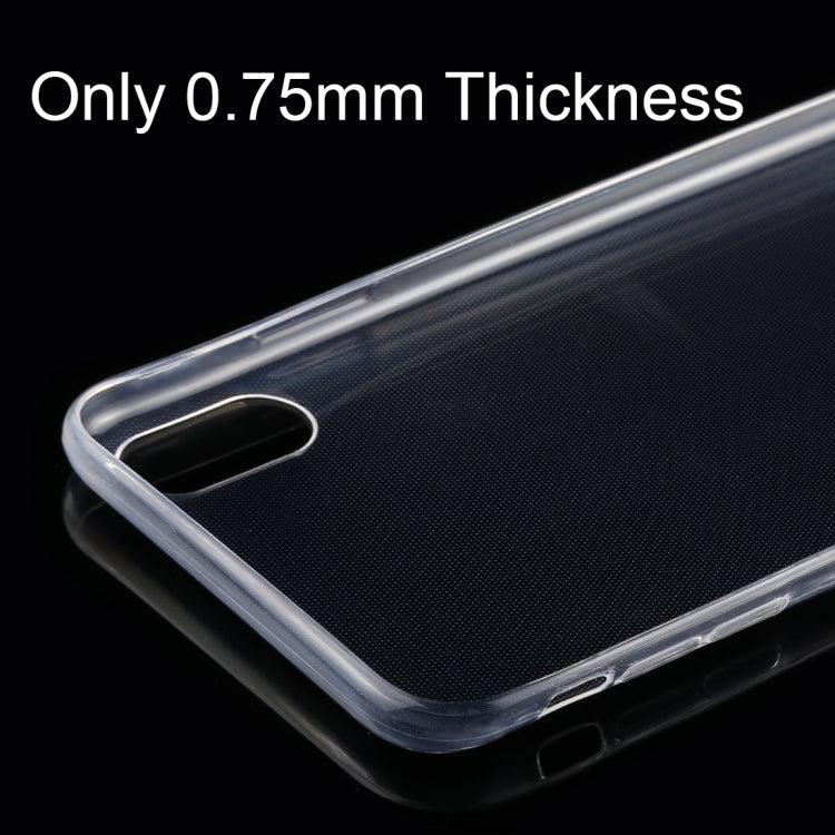 สำหรับ iPhone XR TPU เคสใสบางเฉียบ, For XR (U)