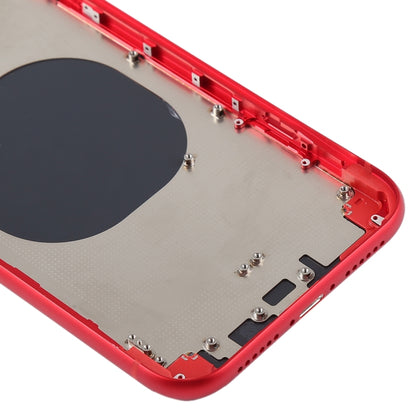 ฝาครอบด้านหลังพร้อมเลนส์กล้องและถาดซิมการ์ดและปุ่มด้านข้างสำหรับ iPhone XR, For iPhone XR (with Side Keys)