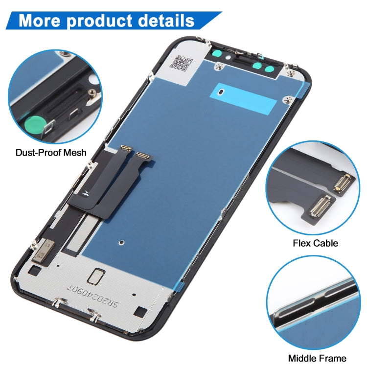 incell หน้าจอ LCD วัสดุ TFT และชุดประกอบ Digitizer สำหรับ iPhone XR, For iPhone XR(JK inell)