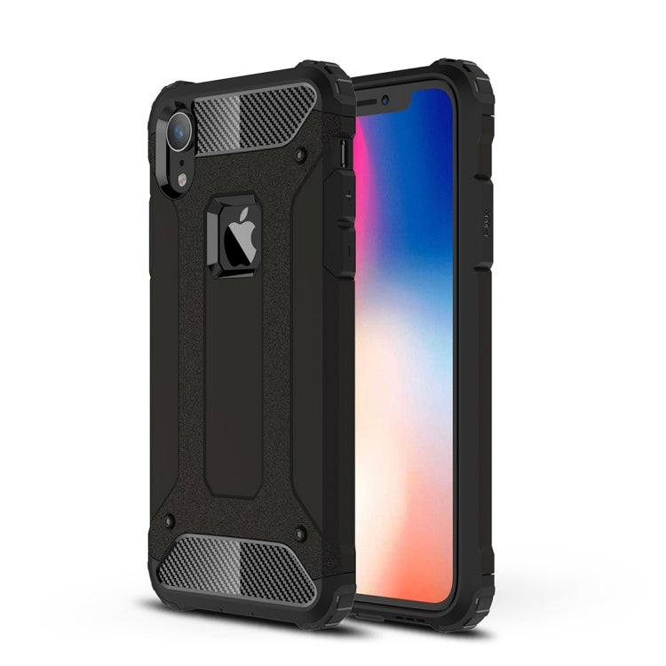 สำหรับ iPhone XR TPU + PC Armor รวมเคสฝาหลัง, For iPhone XR