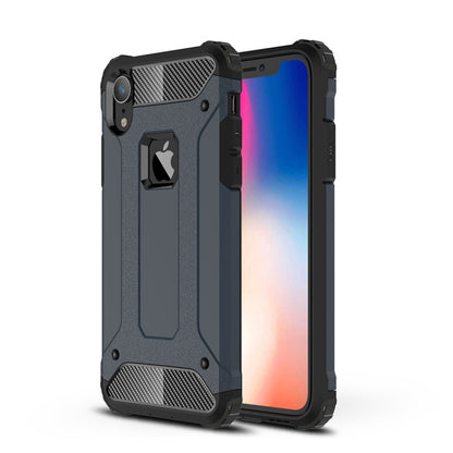 สำหรับ iPhone XR TPU + PC Armor รวมเคสฝาหลัง, For iPhone XR