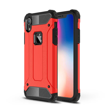 สำหรับ iPhone XR TPU + PC Armor รวมเคสฝาหลัง, For iPhone XR