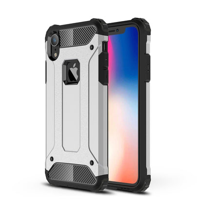 สำหรับ iPhone XR TPU + PC Armor รวมเคสฝาหลัง, For iPhone XR