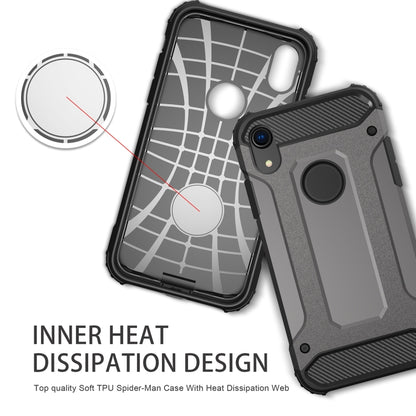 สำหรับ iPhone XR TPU + PC Armor รวมเคสฝาหลัง, For iPhone XR