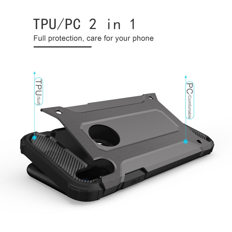 สำหรับ iPhone XR TPU + PC Armor รวมเคสฝาหลัง, For iPhone XR