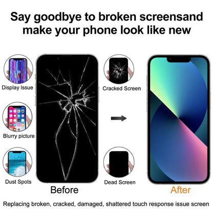 หน้าจอ LCD GX Incell สำหรับ iPhone XR พร้อมชุดประกอบแบบเต็ม Digitizer, For iPhone XR (GX)