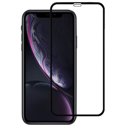 สำหรับ iPhone 11 / XR 9H 2.5D Ultrathin Silk-screen คาร์บอนไฟเบอร์ฟิล์มป้องกันแบบเต็มหน้าจอ, For XR
