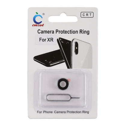 ฝาครอบวงแหวนป้องกันเลนส์กล้องด้านหลังพร้อม Eject Pin สำหรับ iPhone XR, iPhone XR